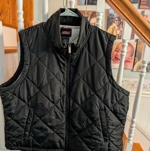 Dickies Black Quilted Vest 2XL